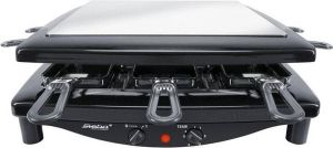 Steba RC7BS Steengrill Gourmet Premium raclette Deluxe 8 personen Zwart