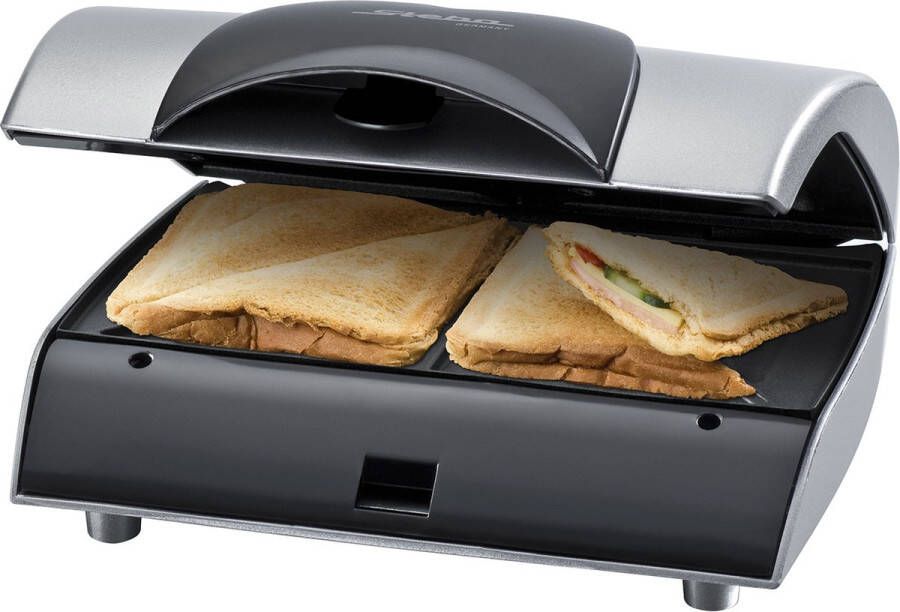 Steba SG20 Tosti Apparaat XL 700 Watt voor grote boterhammen zilver - Foto 2