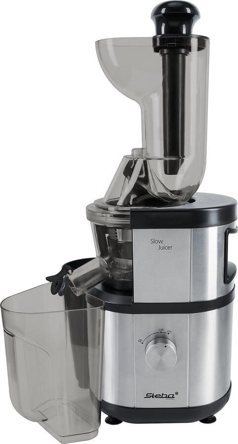 Steba E400 Slowjuicer 1000 ml 400 Watt groente & fruit BPA vrij RVS