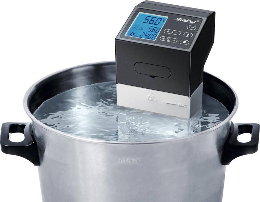 Steba SV100 PROFESSIONAL Sous-Vide Stick Verwarmt 30 liter tot 56°C in ca. 45 minuten 0 1°C nauwkeurig 1500 watt IPX7
