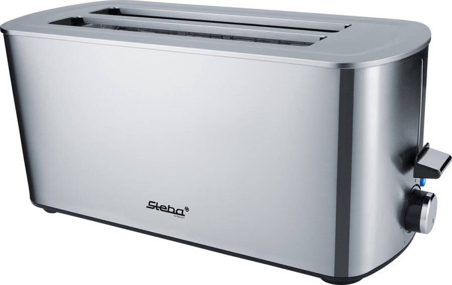 Steba TO21 Broodrooster 2 sleuven Extra lang 1400 WAtt- RVS