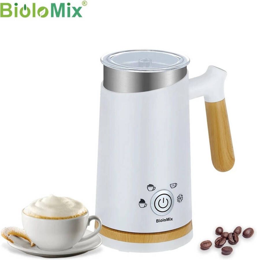 Stellar Melkopschuimer Elektrisch Melkschuimer Melkklopper Voor opschuimen en verwarmen RVS Cappuccino Latte Grote Capaciteit Warm en koude dranken