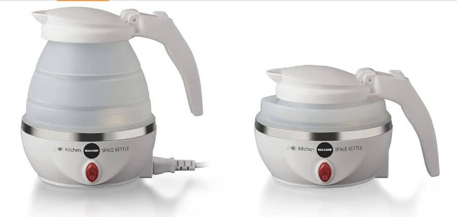 Stellar Opvouwbare Waterkoker Ruimtebesparend Automatisch Uitschakelen 800 ml Druppelvrije Uitloop