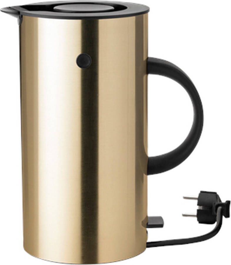 Stelton EM77 waterkoker 1.5L brushed brass