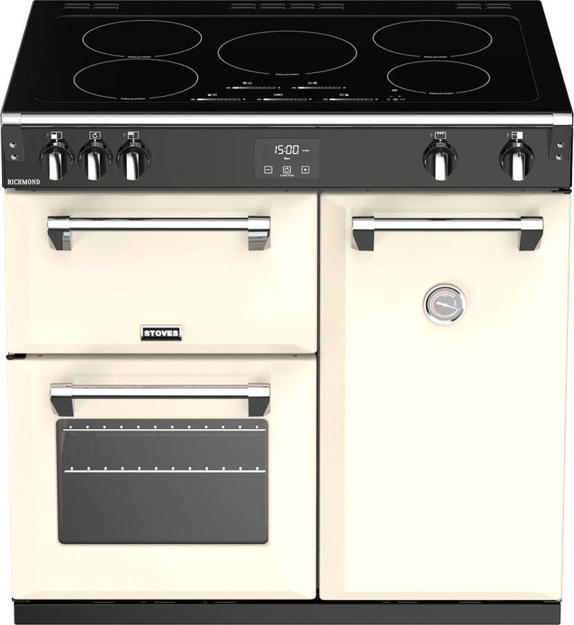 Stoves Richmond S900 Ei Range-fornuis Zone van inductiekookplaat A Crème