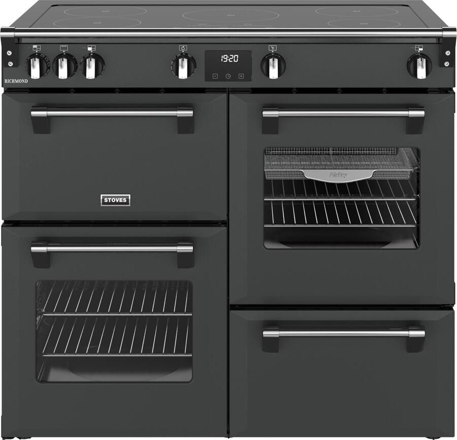 Stoves 444411858 fornuis Range-fornuis Electrisch Inductiekookplaat zones Antraciet