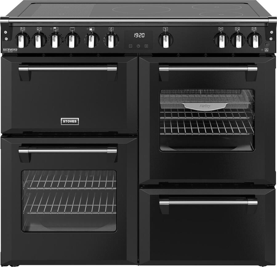 Stoves 444411873 fornuis Range-fornuis Electrisch Inductiekookplaat zones Zwart