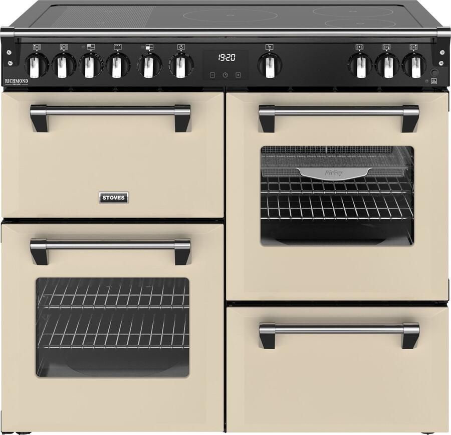 Stoves 444411874 fornuis Range-fornuis Electrisch Inductiekookplaat zones Crème