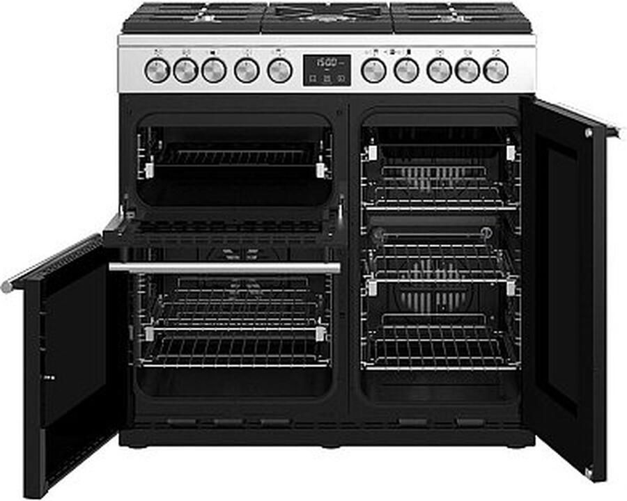 Stoves PPRECIDX90DFSS Range-fornuis Electrisch Gaskookplaat Roestvrijstaal