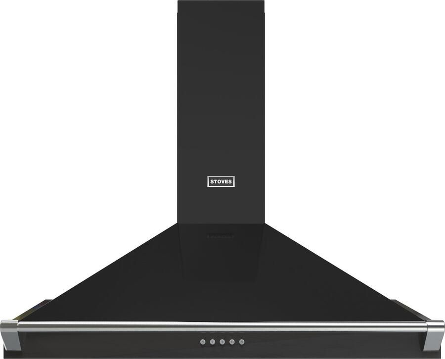 Stoves 444411658 afzuigkap Muurmontage Zwart 610 m³ uur