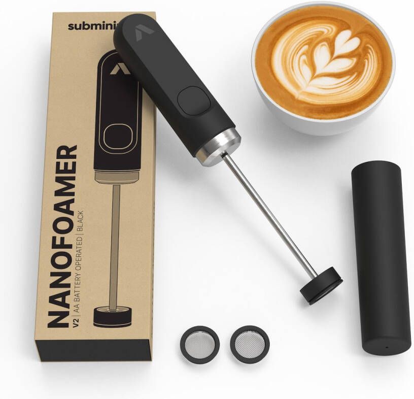 Subminimal NanoFoamer V2 Handmatige Melkschuimer Elektrisch Professionele Melkopschuimer voor Latte Art Thuis - Foto 2
