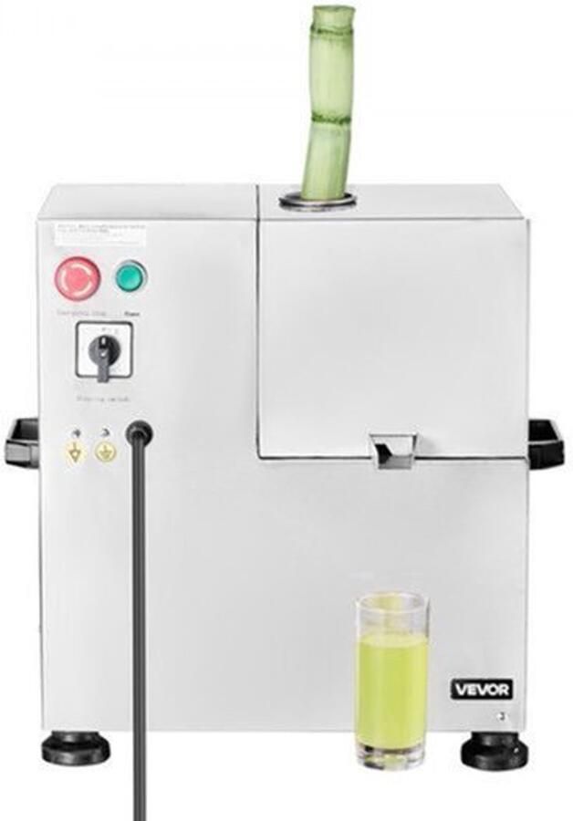 Suikerriet Sapcentrifuge Elektrisch 800 W Motor 62 mm Inlaat RVS 304 Commercieel Gebruik