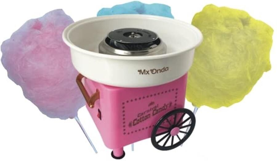 Suikerspinmachine retro Inclusief dispensator en eenvoudig schoon te maken - Foto 1
