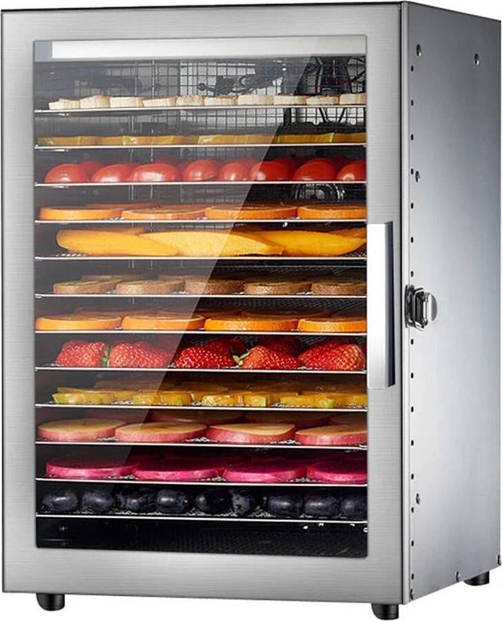 SUSWEETLIFE Voedseldroger Droogoven Fruitdroogmachine 12 lagen voor fruit groente en vlees
