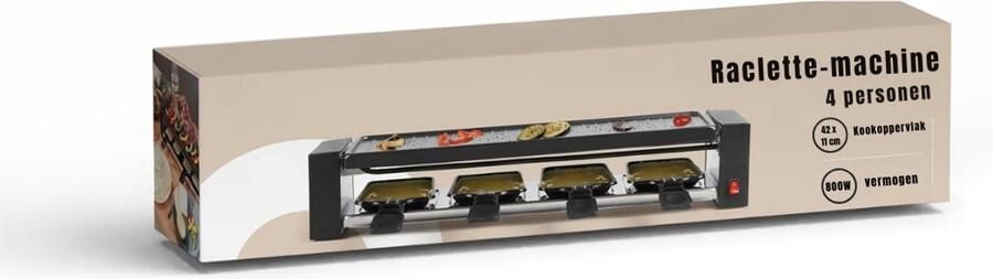 SVN Gourmetstel 8 personen Gourmetstellen Gourmet Zwart ‎‎‎50cmx 11cm x 10cm; 1.37 kg