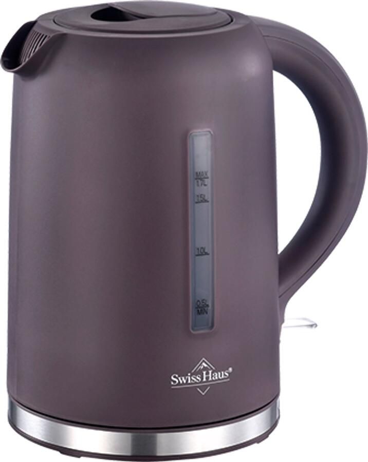 Swiss Haus PWK1817 Waterkoker 1.7 Liter BPA Vrij 360° draaibaar 1500W Paars
