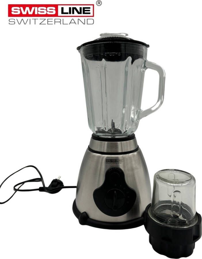 Swiss line switzerland kitchen blender Smoothiemaker 2 in 1 Ice crush functie 1000W 1 5l
