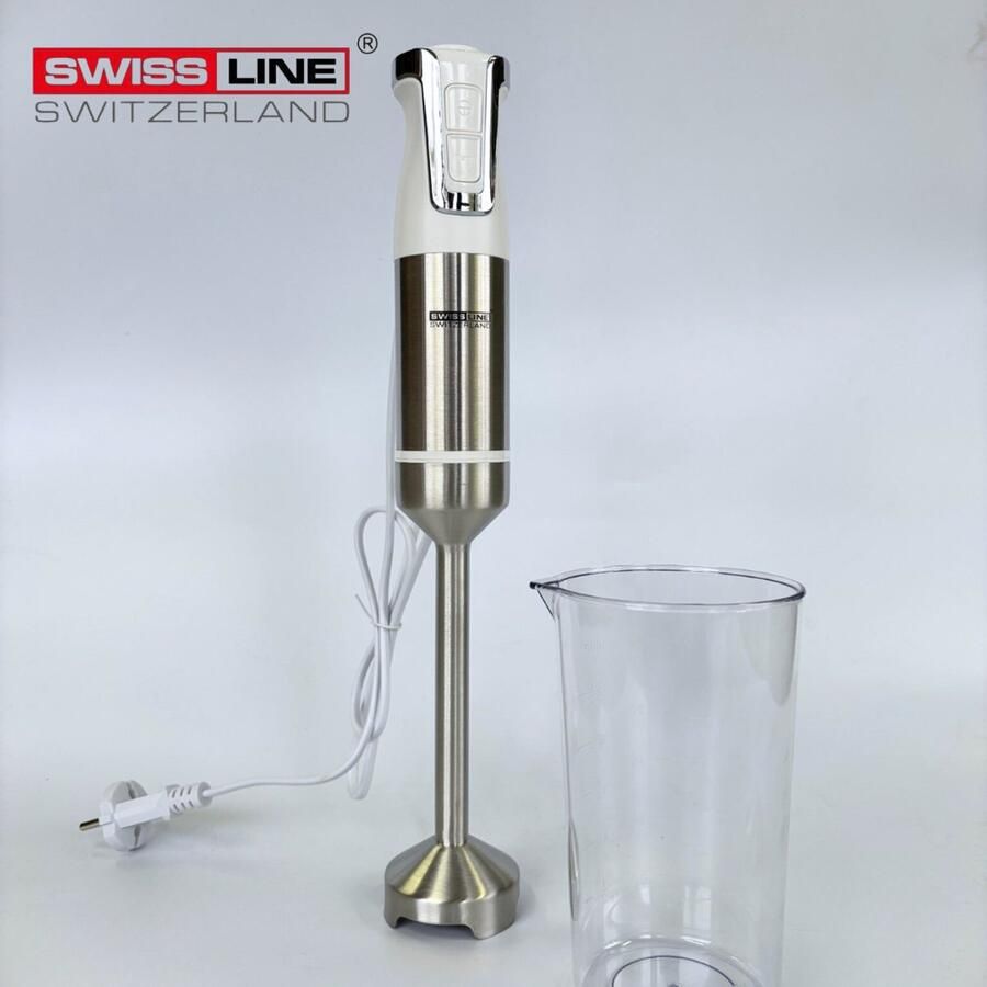 Swiss line switzerland Staafmixer + Maatbeker Beige