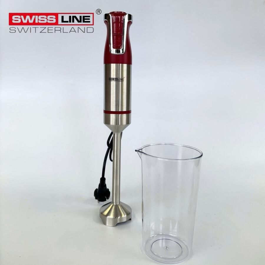 Swiss line switzerland Staafmixer + Maatbeker RED ROOD