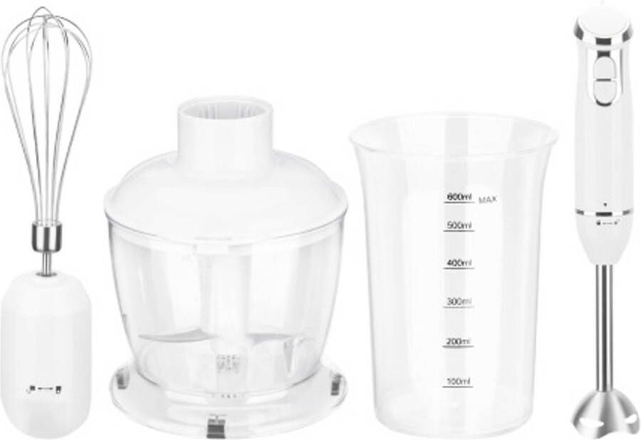 Swiss Pro+ Staafmixer Set – Staafmixer Blender & Klopper – Inclusief Maatbeker