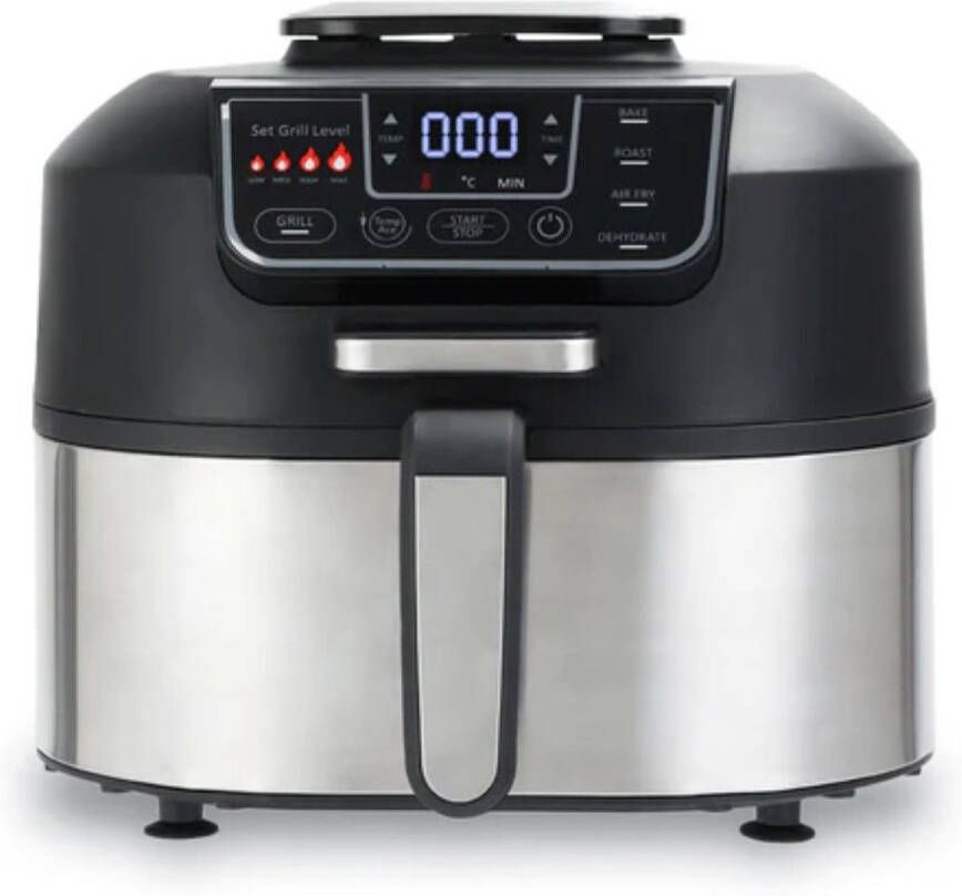 Swiss pro + Swiss Pro+ Air Fryer & Air Grill 6L Zilver Zwart 1760W