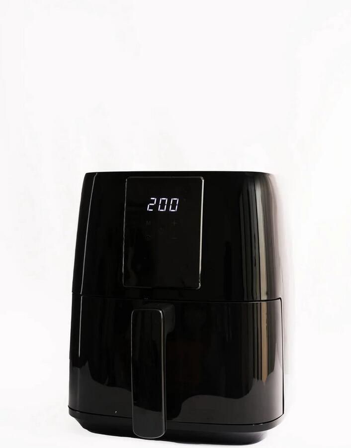 Swiss Pro+ Airfryer SP-AF5L 5 Liter Heteluchtfriteuse met Kijkvenster Digitaal Touchscreen 1450W Geschikt voor 5 personen Zwart