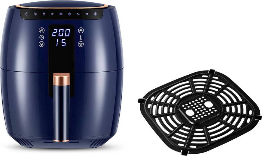 Swiss pro + Swiss Pro+ Digitale Airfryer Donkerblauw 7L 7 Liter-SP-DAF7LDB - Foto 2