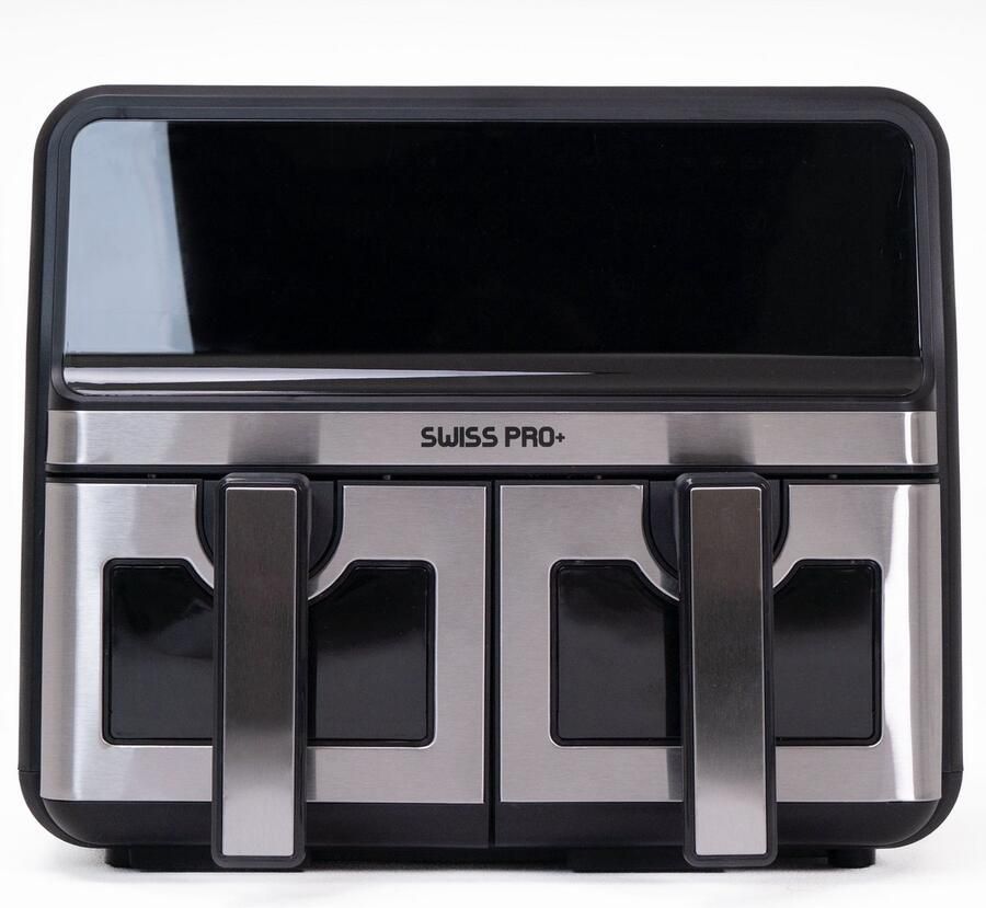 Swiss Pro+ Dubbele Airfryer Heteluchtfriteuse XXL Airfryer twee Kookvakken 8 Liter 2400 Watt Dual Zone Technologie Classic Edition Rose Gold Model 2022 SPAF8L2G - Foto 2