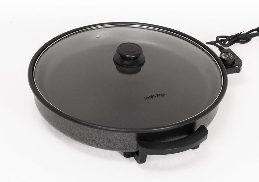 Swiss Pro+ Multifunctional grill pan XXL SP-PP42- Elektrische Hapjespan 42 cm Kippiepan Snackpan - Foto 2