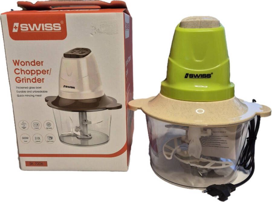 Swiss Wonder Chopper Grinder Multifunctionele Keukenhakmolen Groen