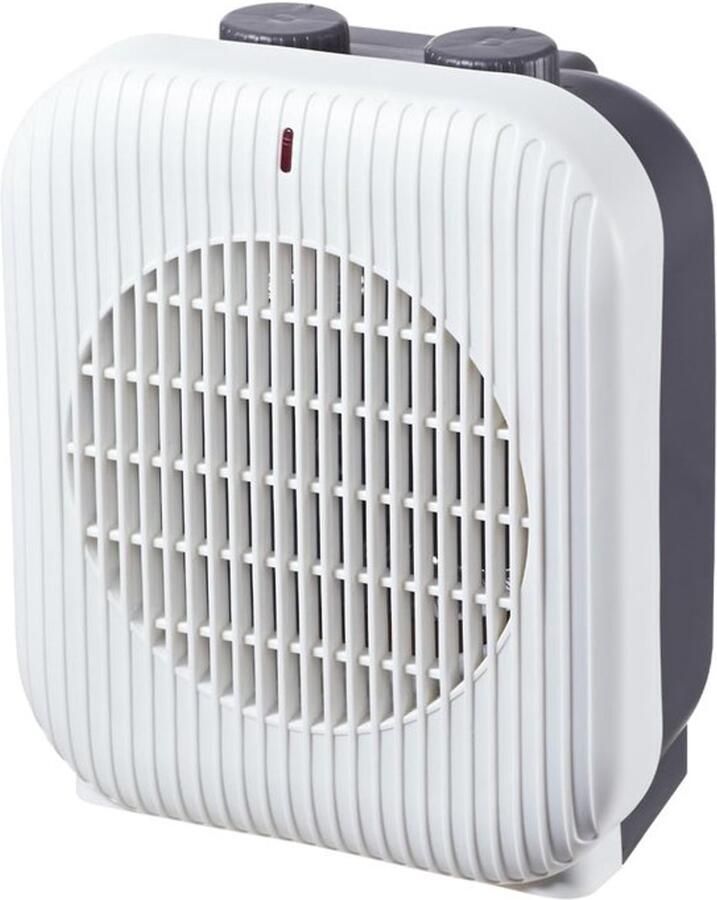 Tafelventilatorkachel Compact 1000 2000 W Vermogen Elektrisch Tafelmodel Voor Binnengebruik Bureauverwarming