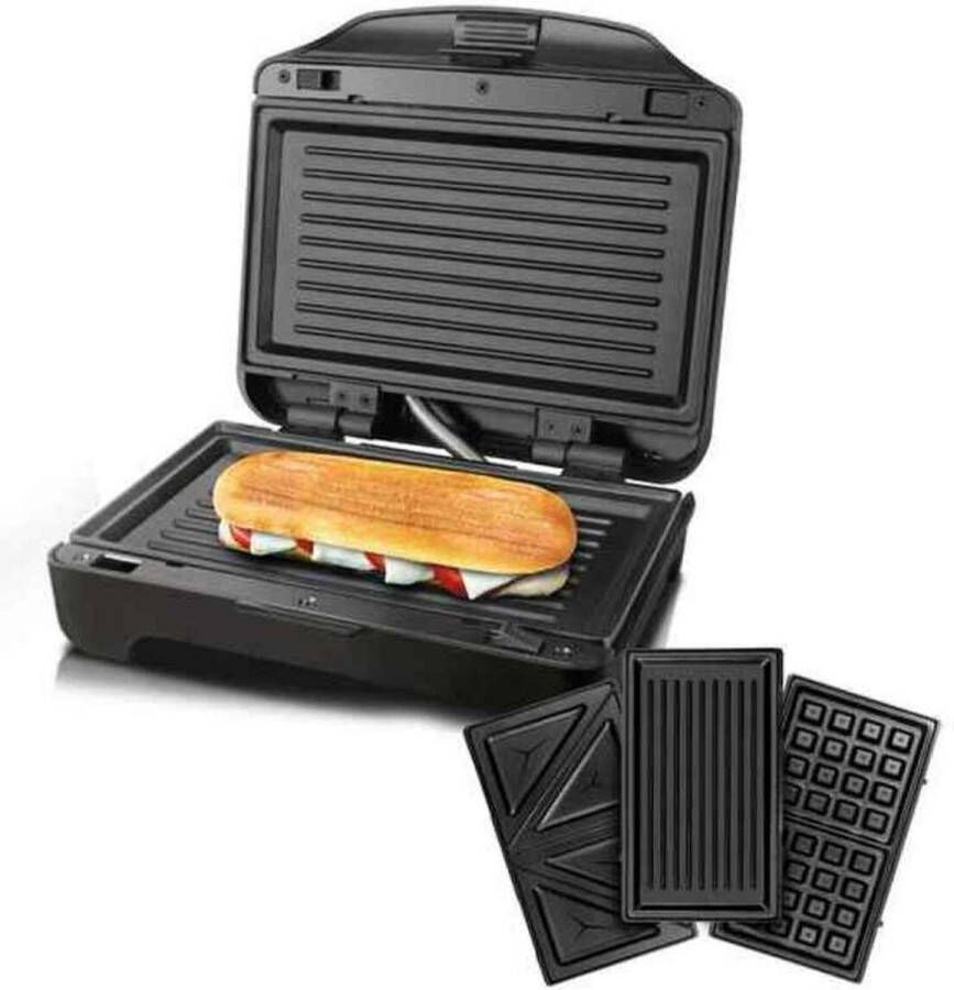 Taurus Broodrooster MIAMI PREMIUM Zwart 900 W 900W