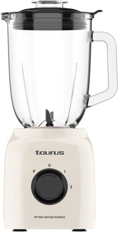 Taurus Optima Vintage 1500 Max 1 8 l Blender voor op aanrecht 1500 W Crème
