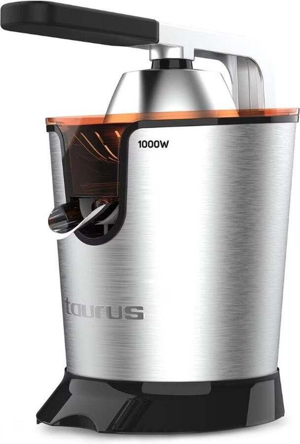 Taurus EasyPress 1000 Legend Citruspers 1000W Roestvrij Staal Timer Antislip Voetjes
