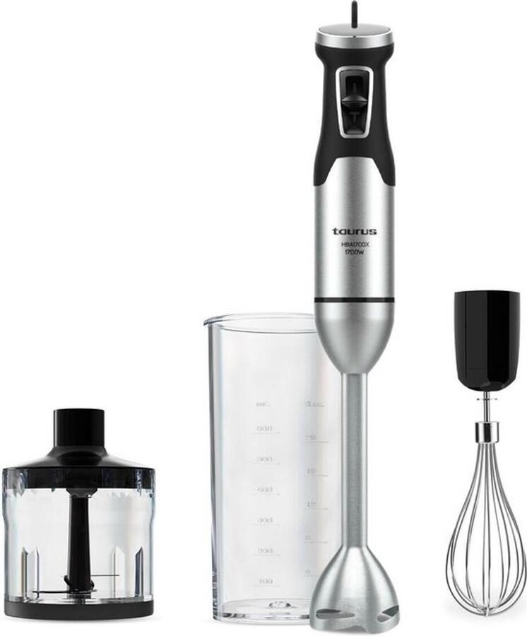 Taurus HBA1700X 1 l Staafmixer 1700 W Zwart Grijs