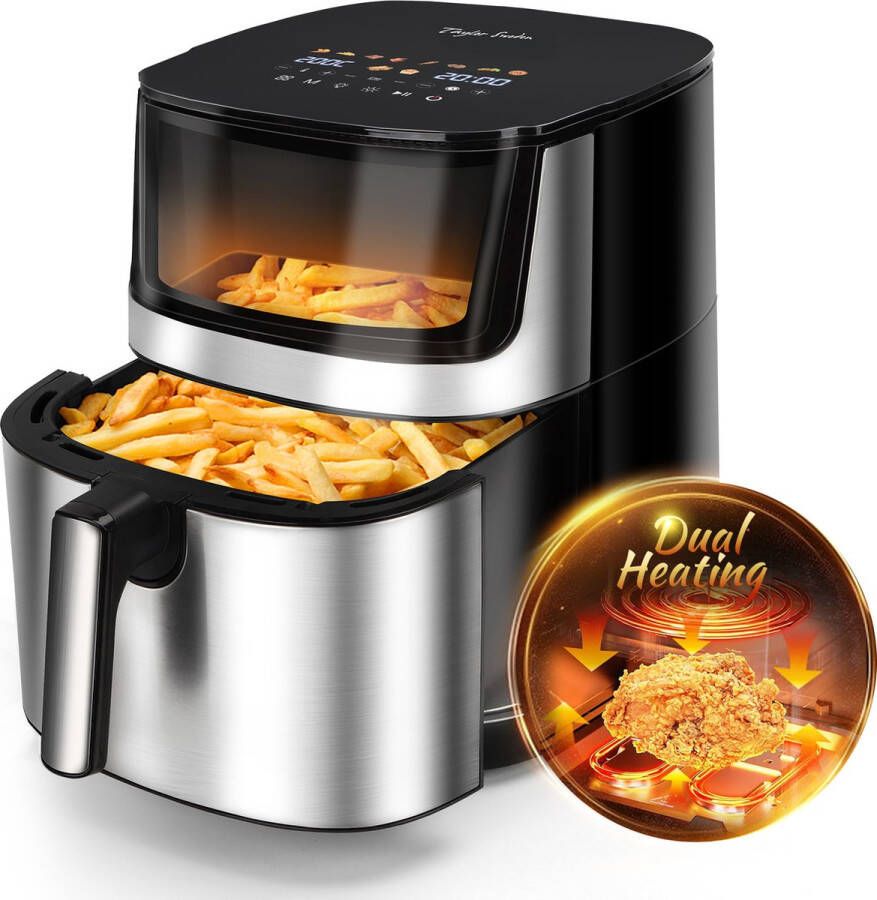 Taylor Swoden Airfryer 8 Liter niet nodig om te schudden 2000W 8 Automatische Programma's