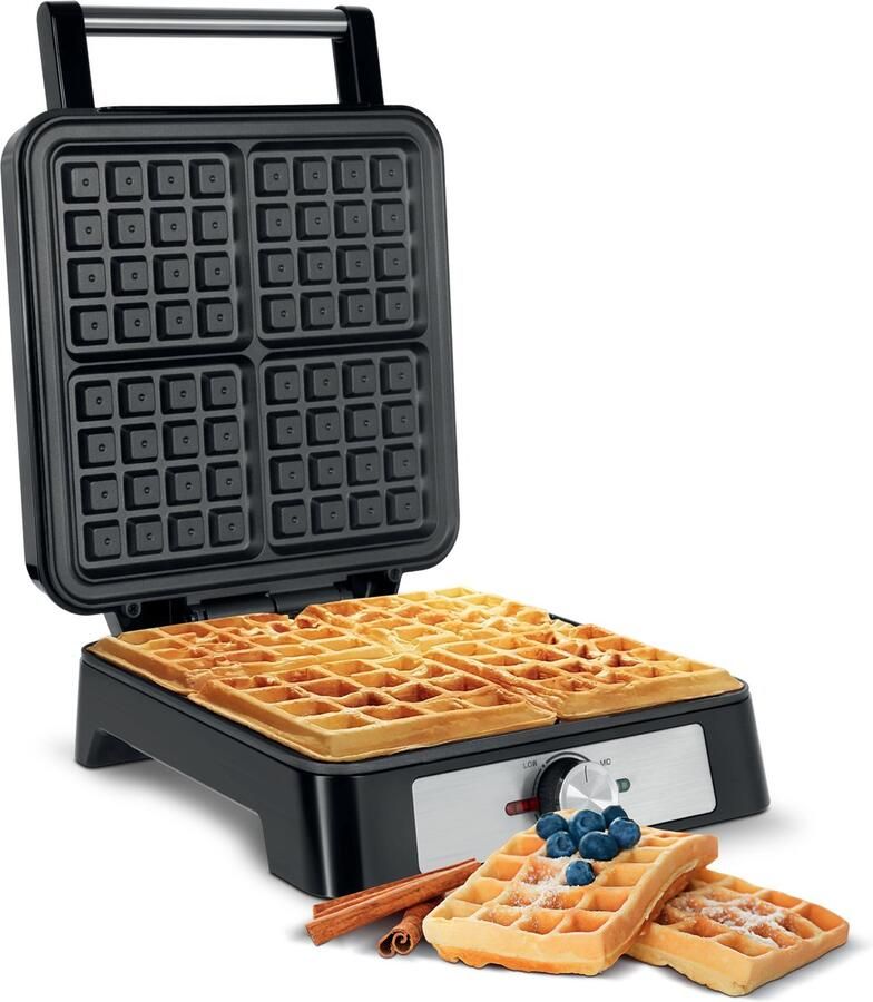 Teesa TSA3226 Wafelijzer 1600W Inox Regelbare Temperatuur