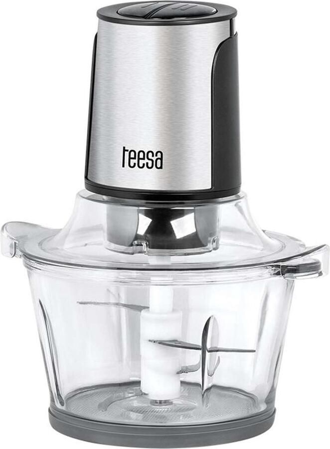 Teesa Hakmolen met glazen kom 1 5 liter met meegeleverde spatel TSA3227