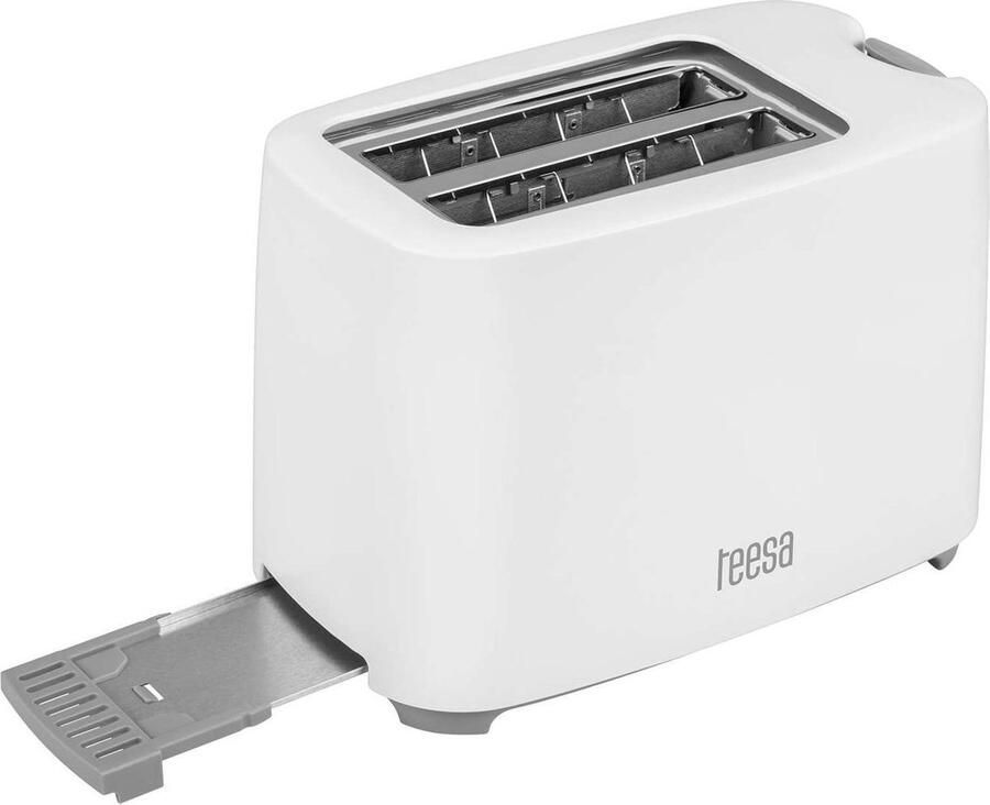 Teesa broodrooster voor 2 sneetjes brood 700 Watt wit TSA3301