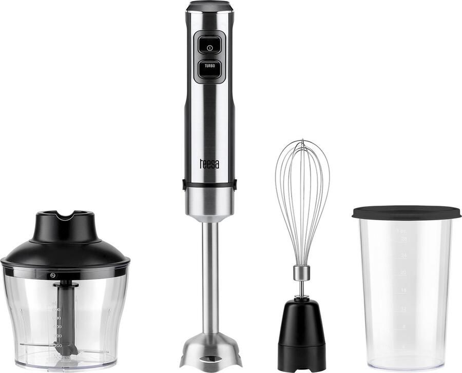 Teesa TSA3507 staafmixer 0.6 L 1200 W zwart zilver - Foto 2