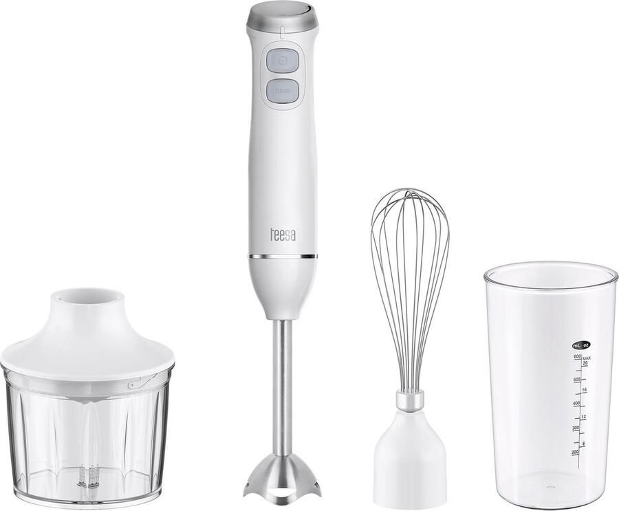 Teesa TSA3511 Multifunctionele staafmixer 1.000 Watt wit