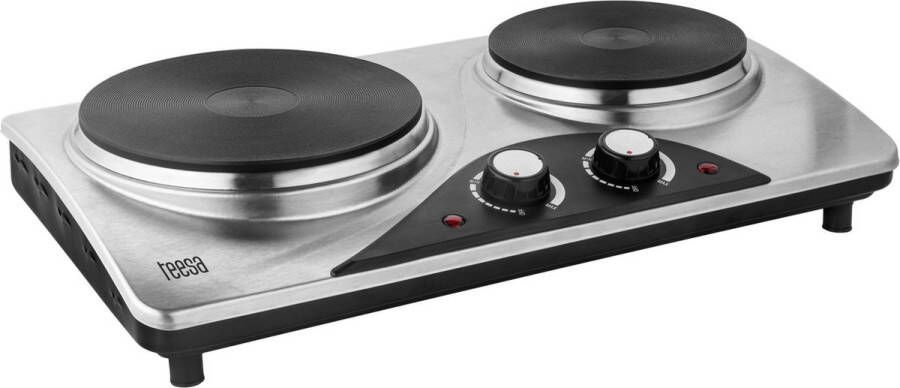 Teesa TSA0203 Elektrische kookplaat 2-pits 2.500 Watt