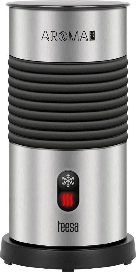 Teesa TSA4003 Elektrische melkopschuimer AROMA F30 650 Watt roestvrijstaal zwart