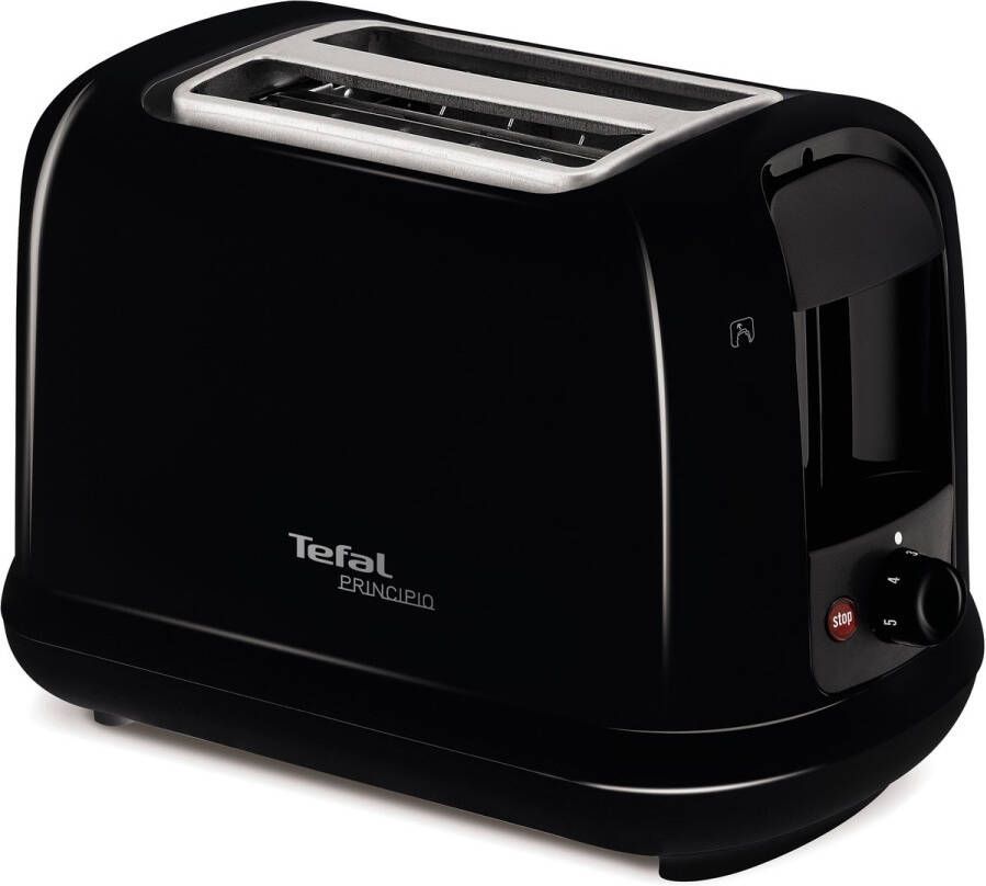 Tefal Broodrooster Principio zwart 2 sneden TT1608