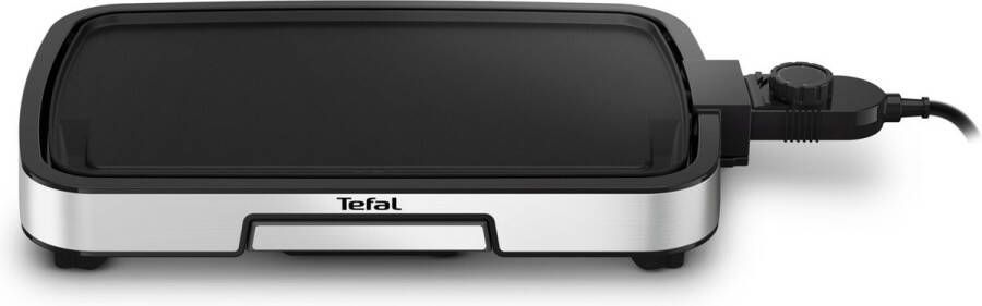 Tefal CB630D Plancha Inox Elektrische barbecue Zwart