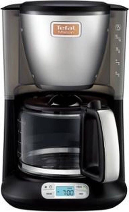 Tefal CM461811 Vrijstaand 15kopjes Zwart Zilver koffiezetapparaat - Foto 2