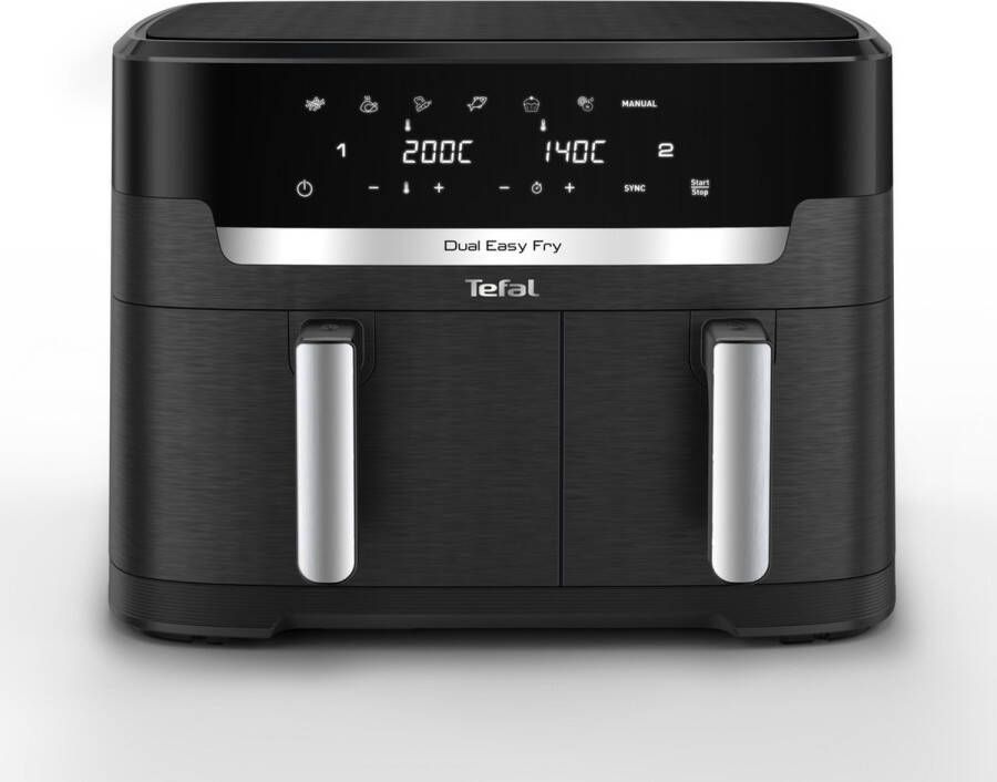 Tefal Airfryer EY9428 Dual Easy Fry XXL Heteluchtfriteuse dubbele kamer energie- & tijdbesparend EY9428 - Foto 8