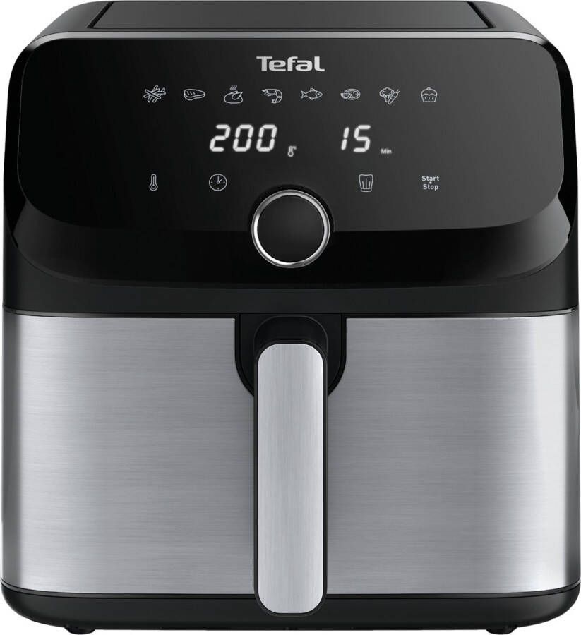 Tefal Easy Fry XXL Mega Airfryer EY855D 7.5 Liter 8 Kookprogramma's Zwart & RVS