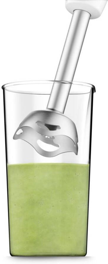 Tefal Easychef HB4531 Staafmixer Inclusief Mengbeker Hakaccessoire en Garde Turbo Stand Compact Wit Grijs 450W - Foto 2