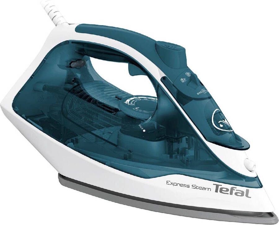 Tefal Express Steam FV2839 Stoomstrijkijzer 185 g min Stoomboost Keramische Zoolplaat Snel Opwarmen 2400W